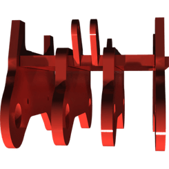 Pièces agricoles - Pièce divers - Support de tendeur RS peinte