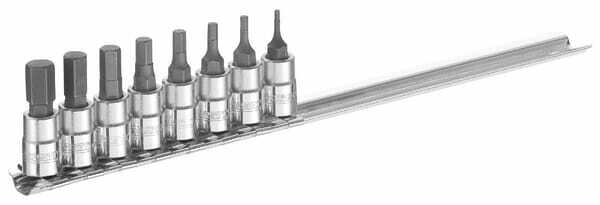 Outils - Outils divers - Compo. douilles 1/4" - 8 pcs