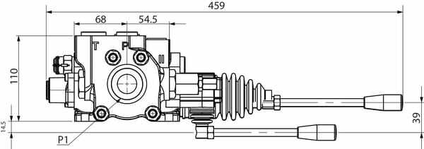 Pièces agricoles - Hydraulique - Vanne sections 6 sections