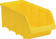 Boîte de rangement 146x318x127mm, capacité 4,24l, polypropylène jaune, Linbin no.3L de Hünersdorff