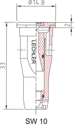 Pièces agricoles - Pièce Pulvérisateur - Buse à injection d'air ID3 120° 10 plastique bleu clair