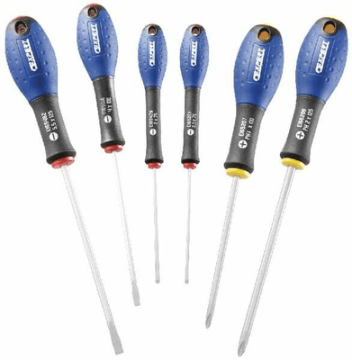 Outils - Outils divers - Jeu de 6 tournevis fente / PH