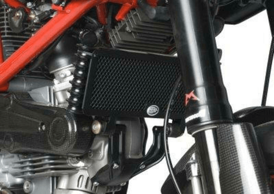 Pièces Quad & Motos - Equipement véhicule - Protection de radiateur R&G Racing aluminium - Ducati Hypermotard