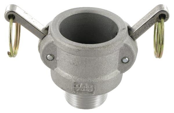 Pièces agricoles - Hydraulique - Camlock Type B 2-1/2" filetage mâle en acier inoxydable