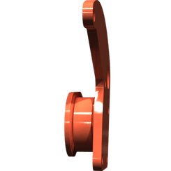 Pièces agricoles - Pièce divers - levier pivotant peint à droite