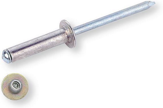 Boulonnerie, quincaillerie - Visserie boulonnerie - RIVET AVEUGLE ALU TP 3,2X 14