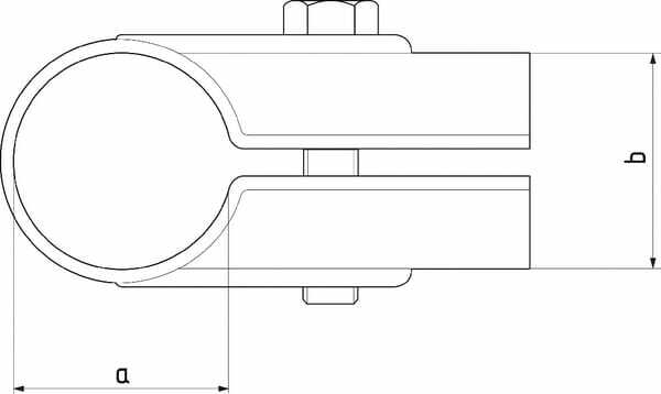 Pièces agricoles - Cloture,Jardin & Sylviculture - Collier serr. T 1" x 1" ouv