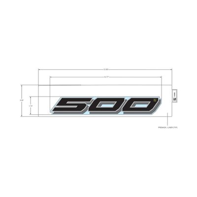 Pièces Quad & Motos - Pièces communes - HOOD SIDE DECAL, RIGHT