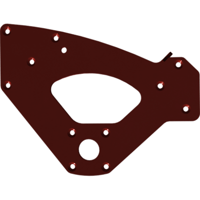 Pièces agricoles - Pièce divers - plaque latérale D -peinte-