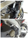 Tampons de protection R&G RACING Aero noir Aprilia RSV4 R/RR/RF/Factory