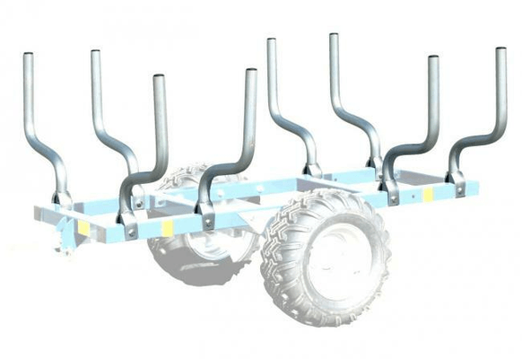 Materiels - Remorque forestière - RANCHERS 8*0.5M POUR CHASSIS