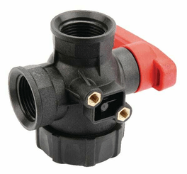 Pièces agricoles - Pièce Pulvérisateur - Vanne à boisseau sph. 1" 3v.