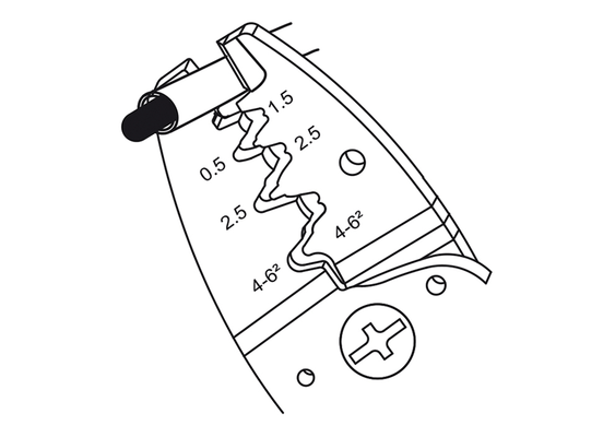 Outils - Outils divers - Pince à dénuder et à sertir 250mm