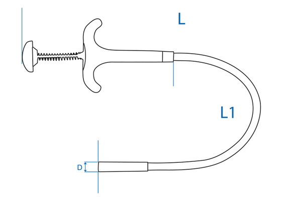 Outils - Outils divers - Doigt magnétique L: 610mm Poids maxi : 1.50kg