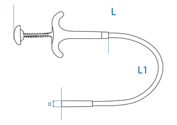 Outils - Outils divers - Doigt magnétique L: 610mm Poids maxi : 1.50kg