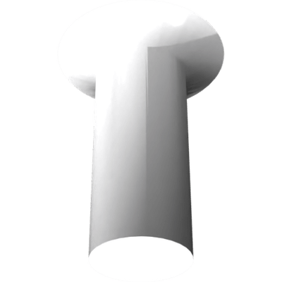 Pièces agricoles - Pièce divers - rivet aveugle avec coude 120° 3.2x8