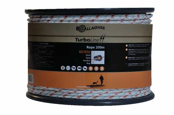 Pièces agricoles - Cloture,Jardin & Sylviculture - Cordon TurboLine Blanc 200m