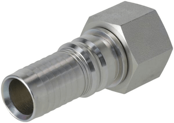 Pièces agricoles - Hydraulique - Raccord à sertir 4SH-DN25-1" BSP