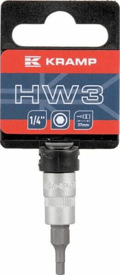 Outils - Outils divers - Douille de tournevis 1/4" Hex 3 mm