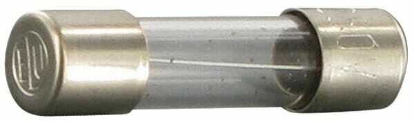 Pièces agricoles - Electricité - Fusible verre 2A longueur 20mm Siba
