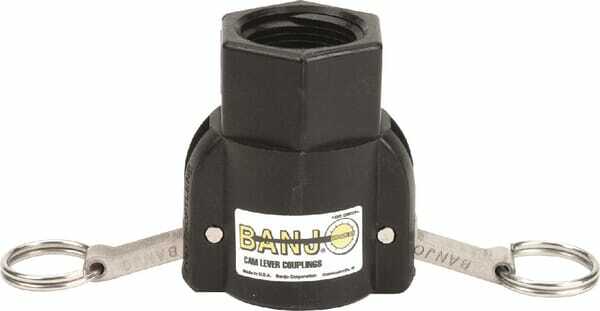 Pièces agricoles - Pièce Pulvérisateur - Camlock 2" fem. x 1" BSP fem. Banjo