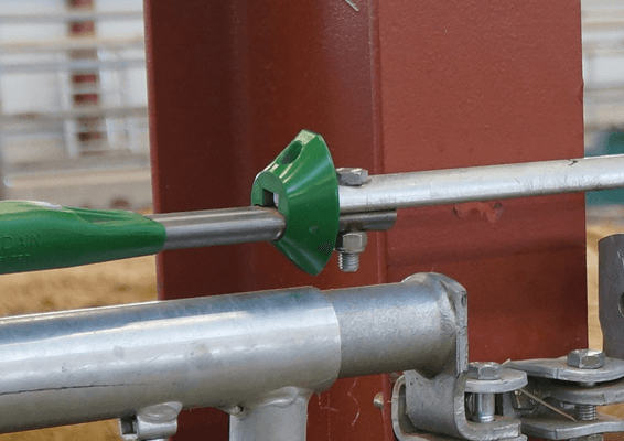 Materiels - Matériel d'élevage - autre - ARRETOIR SAFETY IV BOUT DE TRINGLE VERT