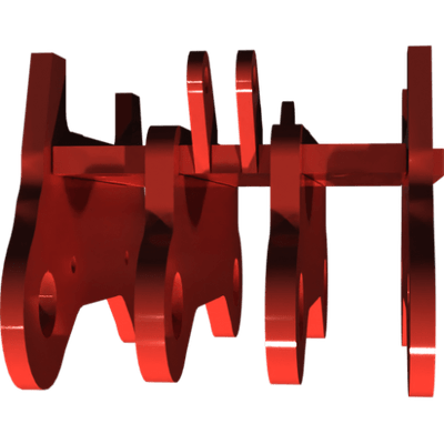 Pièces agricoles - Pièce divers - Support de tendeur RS peinte