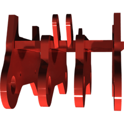 Pièces agricoles - Pièce divers - Support de tendeur RS peinte