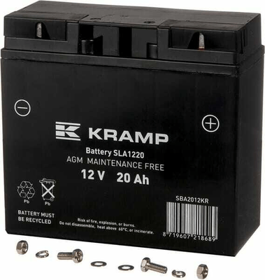 Pièces agricoles - Eclairage - Batterie 12V 20Ah Kramp