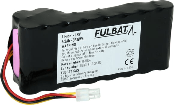 Pièces agricoles - Eclairage - Batterie 18V 5,2 Ah Li-ion