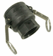 Camlock Type D 1-1/2" filetage femelle 1-1/4" polypropylène