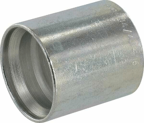 Pièces agricoles - Hydraulique - Jupe à sertir Ø67x61,2mm DN40 acier / zingué / blanc passivé Alfagomma