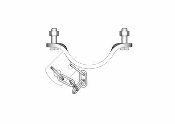 Materiels - Accessoires 20Kg-30Kg - PACK DE 20 DEMI BRIDES RONDE 1D D.102MM