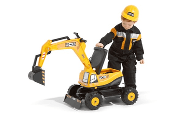 Loisirs - Jouets - Excavatrice JCB avec siège rotatif et casque