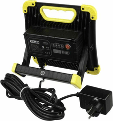 Pièces agricoles - Outils atelier - Lampe de travail hybride COB-LED 30W, 230V et batterie