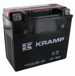 Pièces agricoles - Eclairage - Batterie 12V 18Ah 270A avec pack d'acide Kramp
