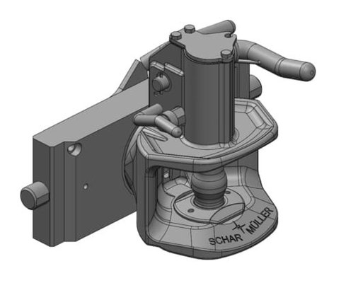 Pièces agricoles - Tracteur pièce adaptable - Types de chape W295 S32 K2 A11 (Ø38mm)