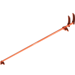 Pièces agricoles - Pièce divers - Arbre de commande 3m soudé -peint-