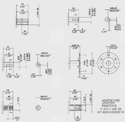 Pièces agricoles - Transmission - Boîtier i=1 1.9