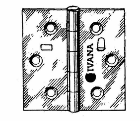 Pièces agricoles - Fasteners - Charnière carrée 75 x 75 inoxydable