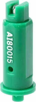 Pièces agricoles - Pièce Pulvérisateur - Buse d'injection d'air AI 80° 015 acier inoxydable vert TeeJet