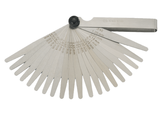 Outils - Outils divers - Jauge d'épaisseur 20 pcs métriques non magnétiques 0.05 à 0.1mm -L100