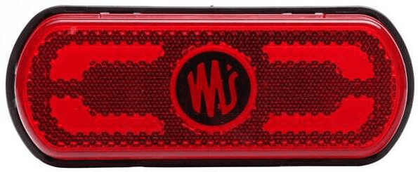 Pièces agricoles - Eclairage - Feu de position LED, rouge, rectangulaire, 12-24V, 133.8x53x25mm, "SAFETY LINE", Kramp