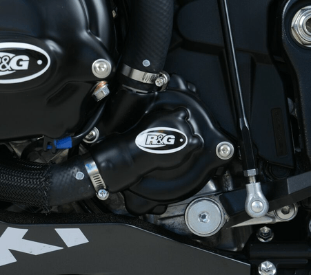 Pièces Quad & Motos - Equipement véhicule - Couvre-carter gauche (pompe à eau) R&G RACING noir GSX-R 1000