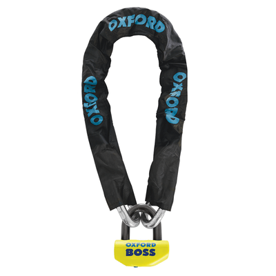 Pièces Quad & Motos - Transport - Garage - Paddock - Chaîne antivol OXFORD 16mm Big Boss+ - 1,5m x 12mm