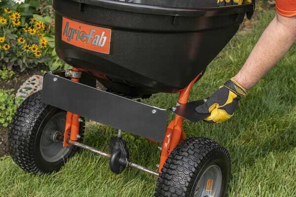 Pièces agricoles - Jardin et forêt pièce adaptable - Épandeur d'engrais avec bouton poussoir 50 kg
