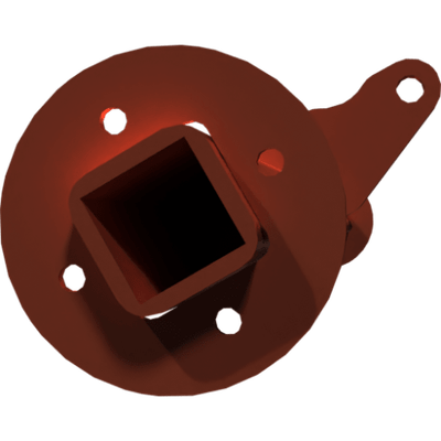 Pièces agricoles - Pièce divers - tube de retenue avant gauche -peint-