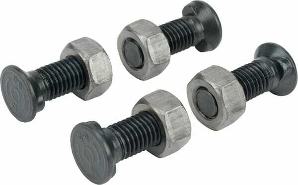 Pièces agricoles - Travail du sol - Kit boulons 4x M12x35 CO + écrous