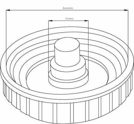 Pièces agricoles - Tracteur pièce origine - Bouchon de réservoir NH