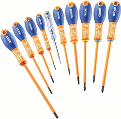 Outils - Outils divers - Jeu de 10 tournevis isolés